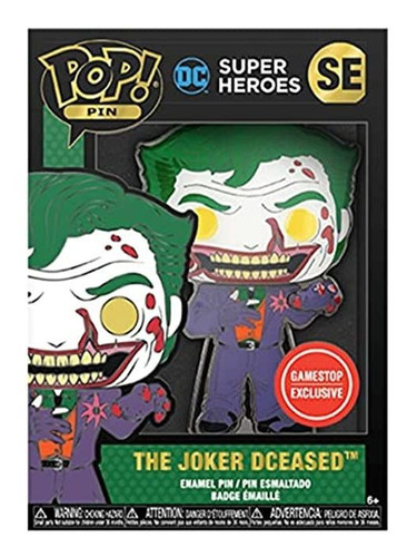 Funko Pop! Pin The Joker Dc Comic Dceased Exclusive (bloody