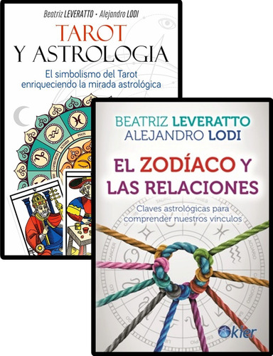 Pack 2 Libros Tarot Y Astrologia + Zodiaco Y Las Relaciones