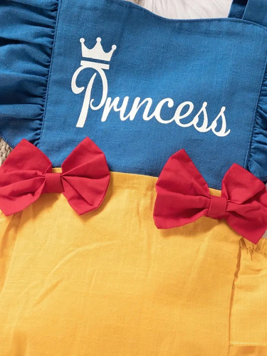 Disfraz De Blancanieves Para Bebe Los Siete Enanitos Mameluco Conjunto Para Bebe