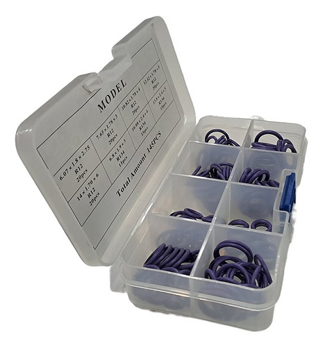 Caja Oring Gas R12/r134a De 145 Unidades