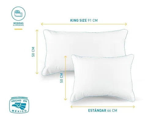 Almohada Set Twin Pack king Size Cuotas sin inter s