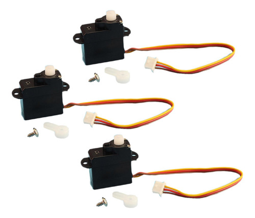 3 Piezas Rc Heclicopter Servo Set Actualización