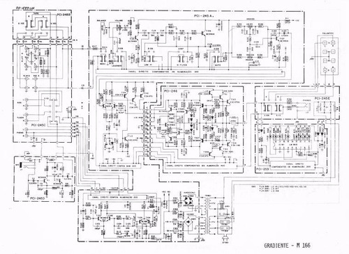 Esquema Eletrônico Amplificador Gradiente 166 Super A Em Pdf