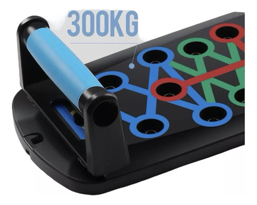 Tabla Barras Lagartijas Crossfit Gym Ejercicio Color Negro