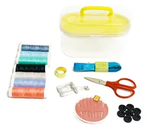 Comprar Maletinha Kit Costura Linhas Agulhas E Acessórios - 37 Peças