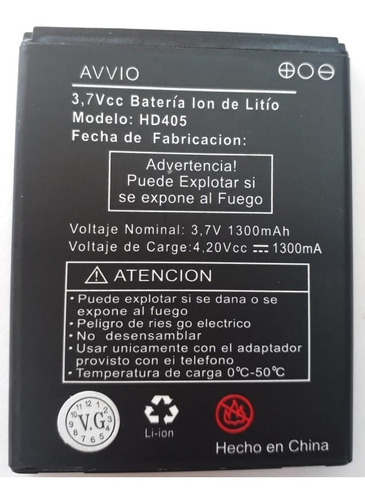 Pila Batería Avvio 776 / A400
