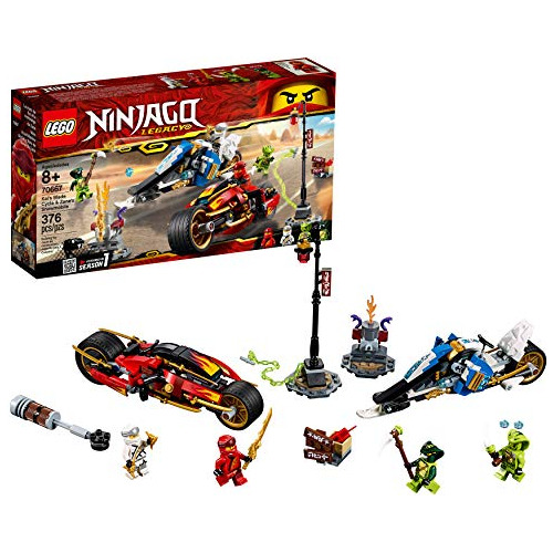 Lego Ninjago Legacy Kais Blade Ciclo Y Zanes Snowmobile 7066