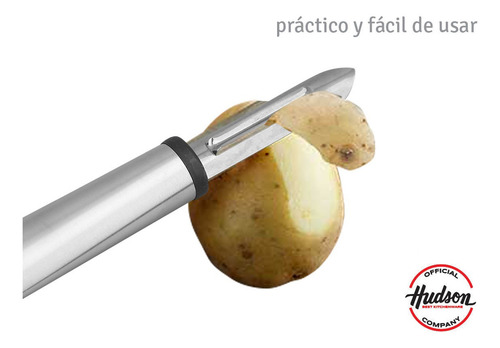 Pelapapas Con Mango De Acero Inoxidable
