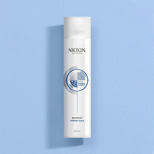 Spray Capilar Fijación Fuerte Para Cabello Seco Nioxin 400ml