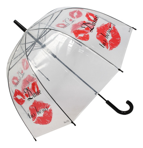 Paraguas Transparente Mujer San Valentín Regalo Love Amor
