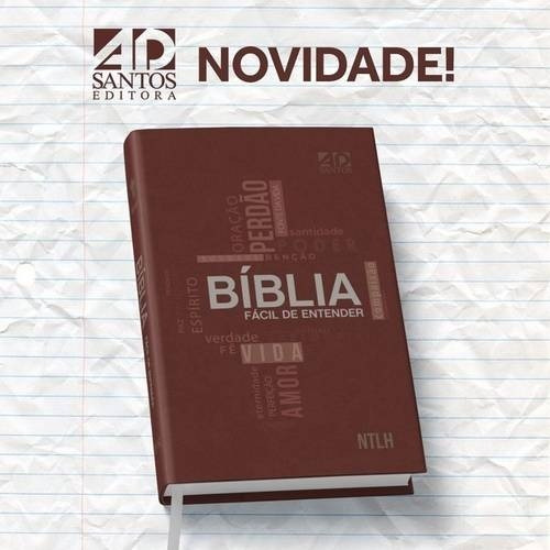 Bíblia Fácil De Entender - Cruz - Capa Dura