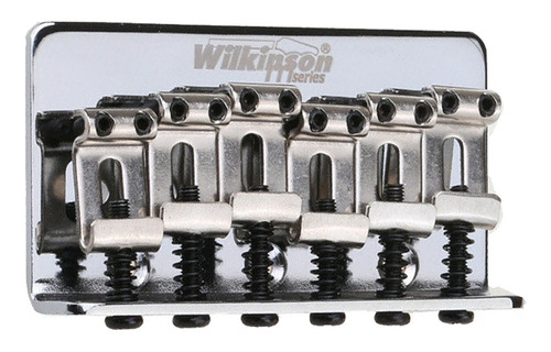 Puente Fijo Para Guitarra Electrica Wilkinson Wof02 Cromado