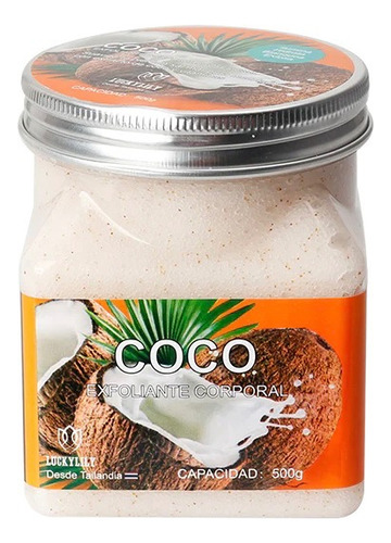 Exfoliante Corporal De Coco Luckylily 500g