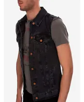Comprar Chalecos Jeans Manga Acero Moda Hombre Verano