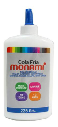 Cola Fria Pegamento Escolar 225g