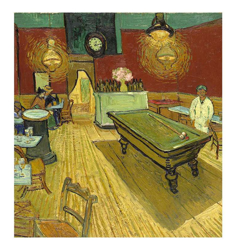 Vinilo 45x45cm Van Gogh Le Café De Nuit The Night Café