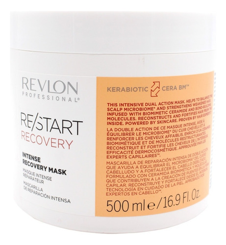 Mascarilla Reparadora Revlon Restart 500ml Intensa