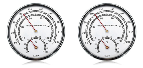 Accesorios Para Sauna Termómetro De Sauna Fahrenheit 2 En 1