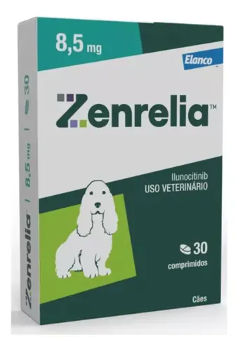 Zenrelia 8,5mg Dermatológico Elanco Para Cães - 30 Comp