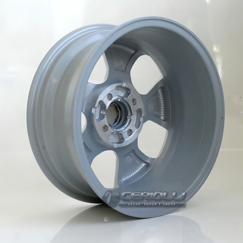 Rodas De Liga Leve Chevrolet Onix Celta Aro 17 4x100 ( Jogo) Cor Prata