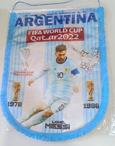 Banderin De Futbol Argentina Qatar 2022