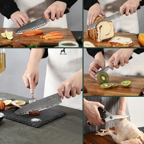 Juego De Cuchillos De Chef Con Caja De Regalo Juego De 6