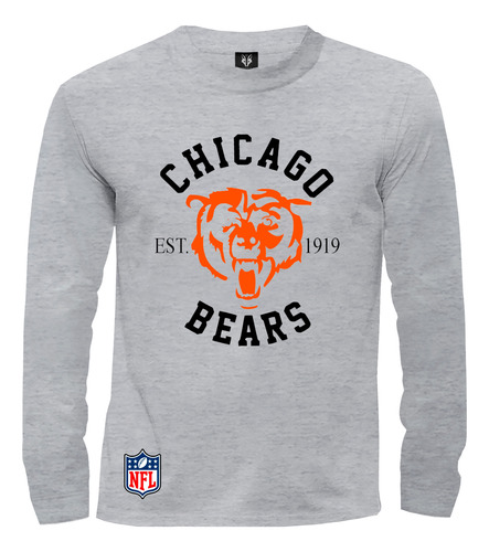 Camiseta Camibuzo Football Nfl Chicago Bears Logo