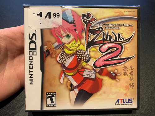 Izuna 2: The Unemployed Ninja Returns Nintendo Ds Nuevo (Usado)