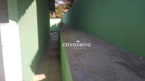 Casa Com 2 Dormitórios À Venda, 56 M² Por R$ 210.000,00 - Bambuí - Maricá/rj - Ca4122