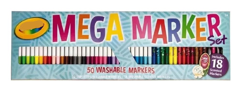 Marcadores Crayola Mega Marker Set 50 Piezas