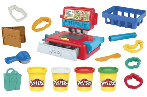 Imagen 3 de 8 de Plastilina Play Doh Caja Registradora Con Sonido Y 4 Colores