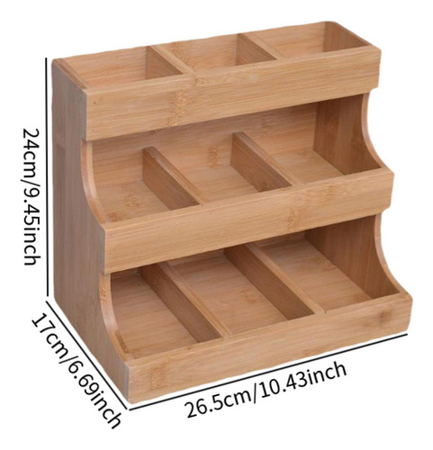 Organizador De Bolsas De Té Rack De Té Vertical Soporte De