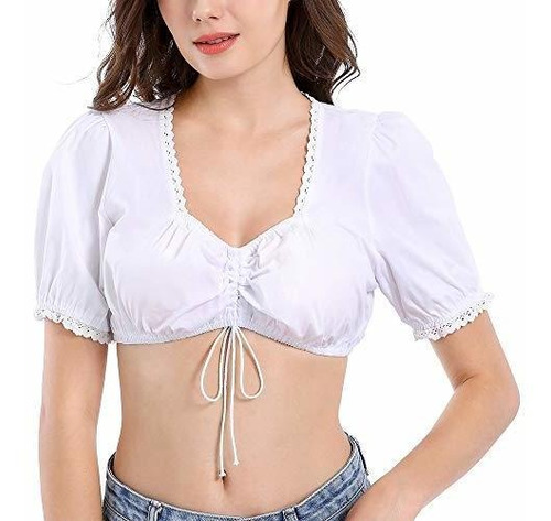 Mujer Sirndl Blusa Bávara Oktoberfest Costume Mujer S ...