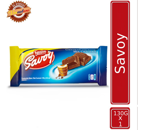 Chocolate Savoy Venezolano 130g - Kg a $145