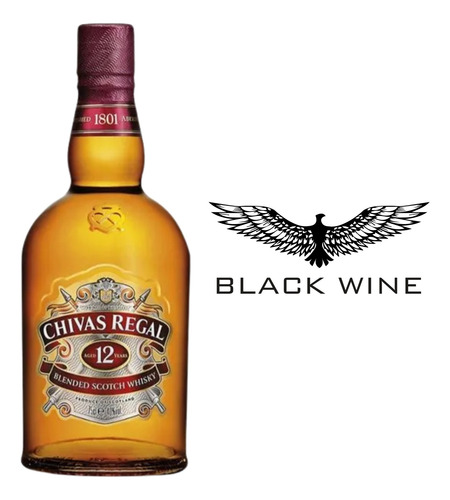 Whisky Chivas Regal 12 Yo 1000 Ml Caja X 3