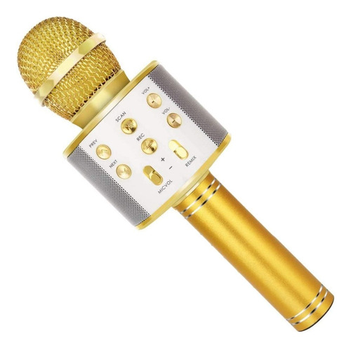 Micrófono Karaoke Parlante Bluetooth Recargable Ws-858
