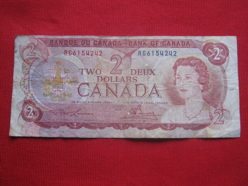 Canadá 2 Dólares 1974