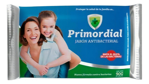 Jabón Antibacterial En Barra Primordial X 90 Grs