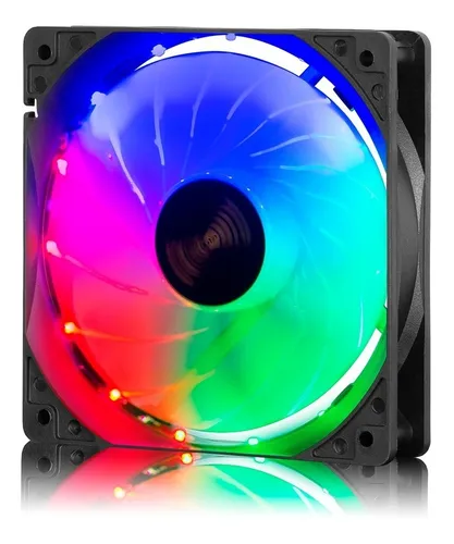 comprar Cooler Para Case Gamer\u002F Airbooom Turbine Rainbow - Ab125