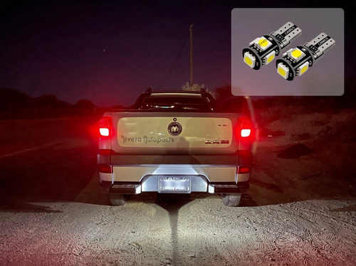 Ultra Canbus Led Porta Placa Matricula T10 Dodge Ram 2013