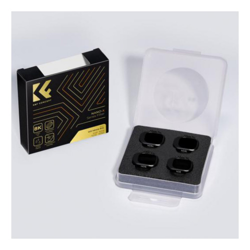 Kit Filtro Nd8+ Nd16+ Nd32+ Nd64 Para Drone Mini 4 Pro K&f