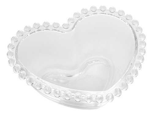 Saladeira Wolff Pearl De Cristal 21cm X 18cm X 6cm Cor Incolor