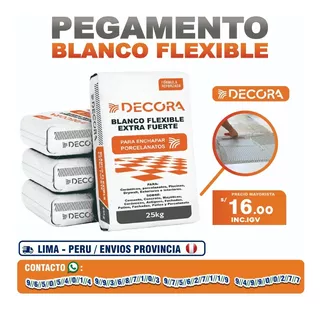 Pegamento En Polvo Blanco Decora