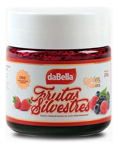 Pasta Saborizante Sabor Frutas Silvestres Dabella 200g