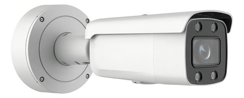 Cámara Bullet Hikvision Ds-2cd2647g2-lzs De 4 Mp, 24 Horas Al Día, 7 Días A La Semana, Aprendizaje Profundo En Red Para Exteriores Con Lente Varifocal Motorizada De 3,6 Mm A 9 Mm, Color Blanco
