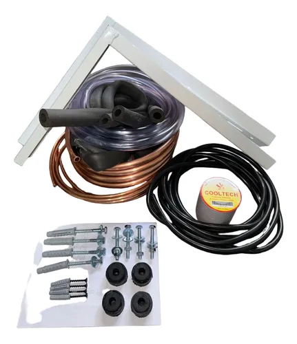 comprar Kit Instalacion Aire Acondicionado 1\u002F4 1\u002F2 Caño Cobre 1,5mts