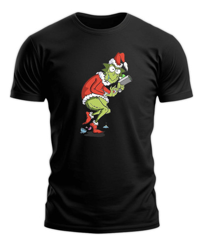 Poleras Con Diseño Navidad Rick And Morty #006