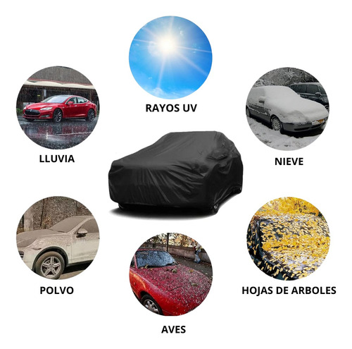 Funda Cubre Auto Impermeable Y Afelpada Extra Grande