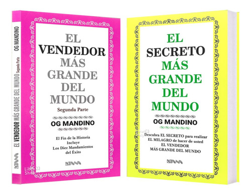 Og Mandino Vendedor Más Grande Mundo 2 + Secreto Más G Mundo