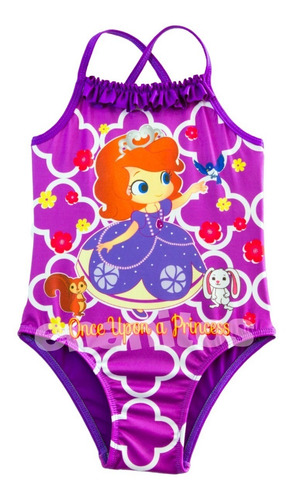 Trajes De Baño Para Niñas- Princesa Sofia